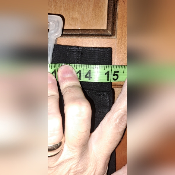 Betabrand Washed Black Four Pocket  Denim Bootcut Stretch Pull On Jeans Small - Picture 8 of 8